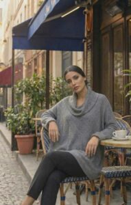 cozy luxe wool cowl neck sweater