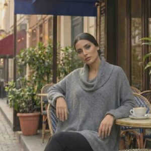 cozy luxe wool cowl neck sweater