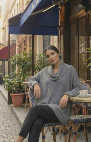 cozy luxe wool cowl neck sweater