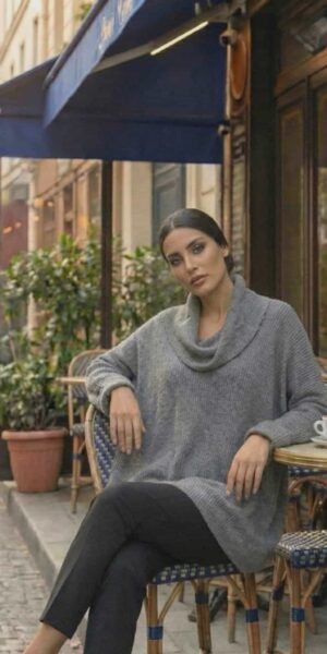 cozy luxe wool cowl neck sweater