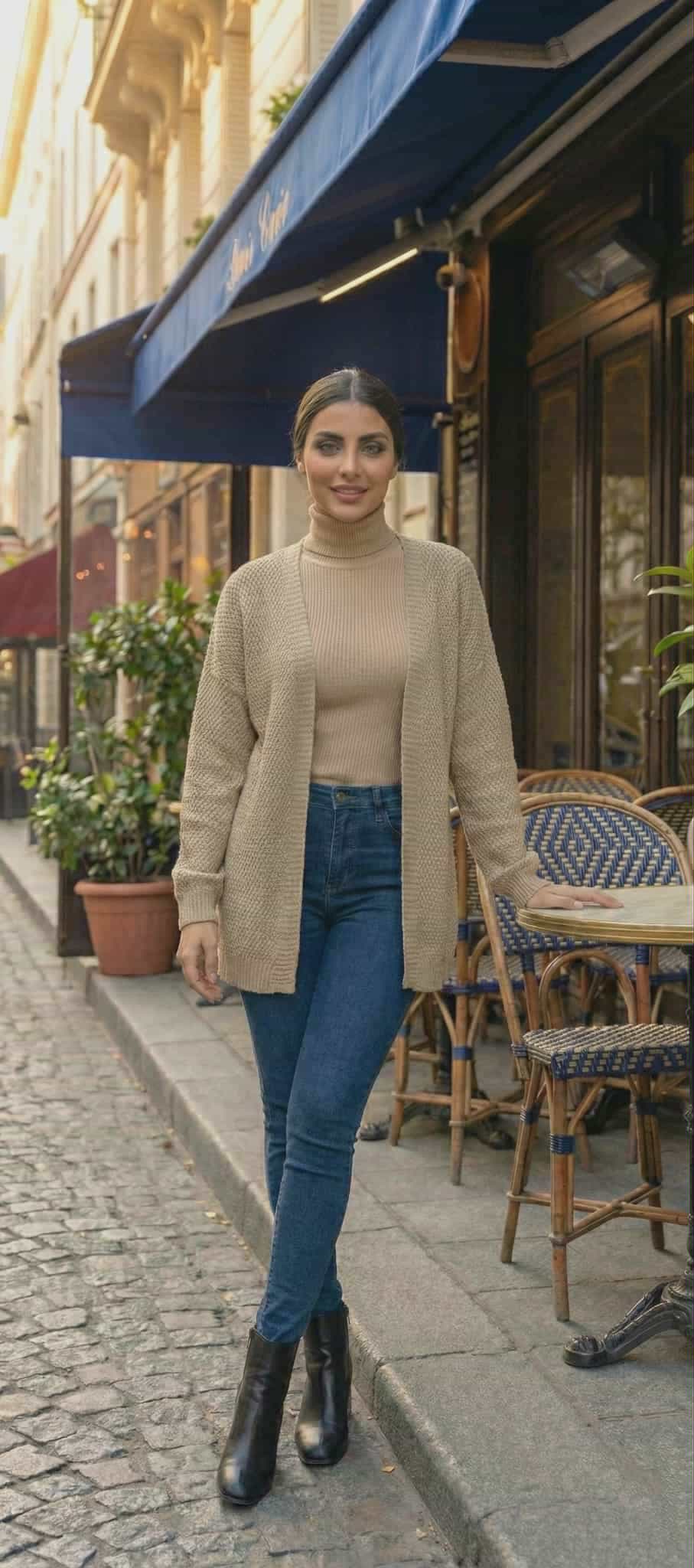 cozy trico knit open cardigan cozy trico knit open cardigan