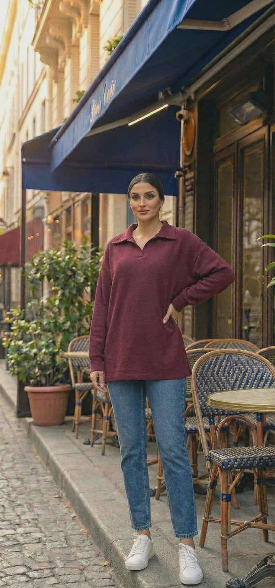 classic luxe wool polo sweater classic luxe wool polo sweater